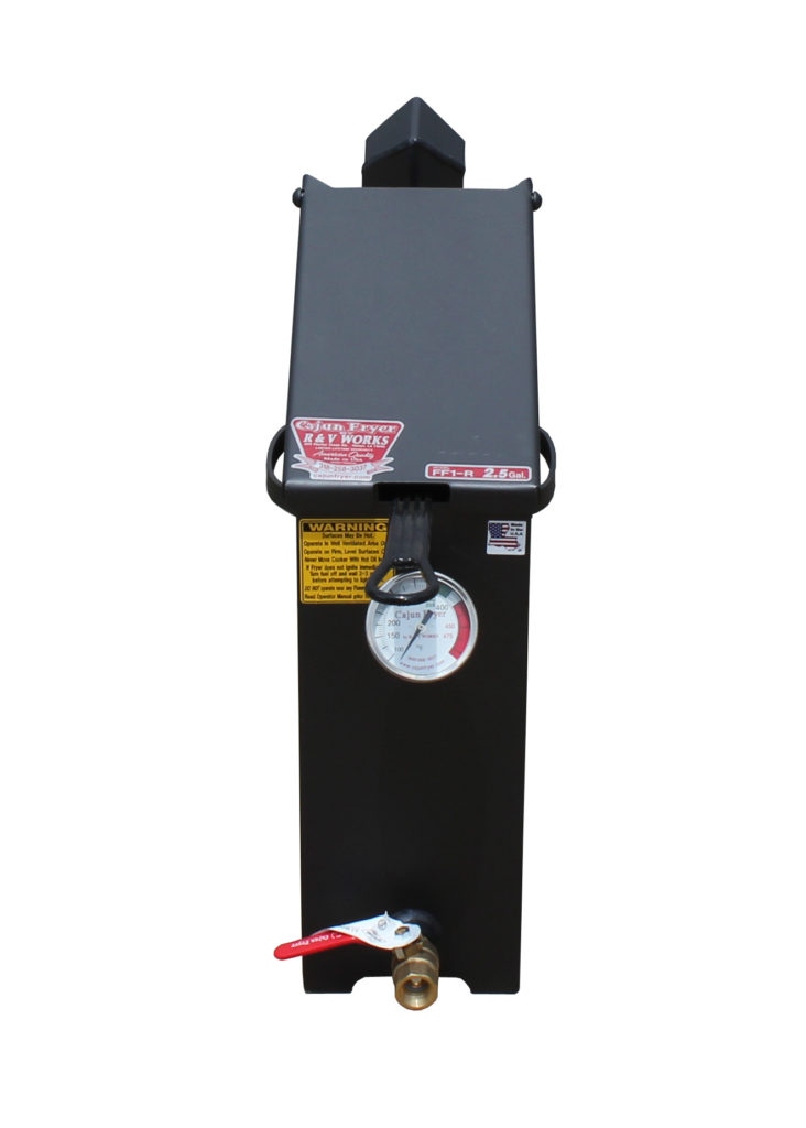 FF1R 2 1/2 Gallon Single Basket Fryer No Stand Cajun Fryer