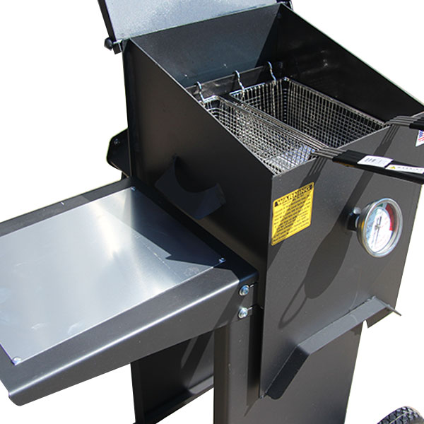 FF2R-ST 4 Gallon 2 Basket Fryer - With Stand