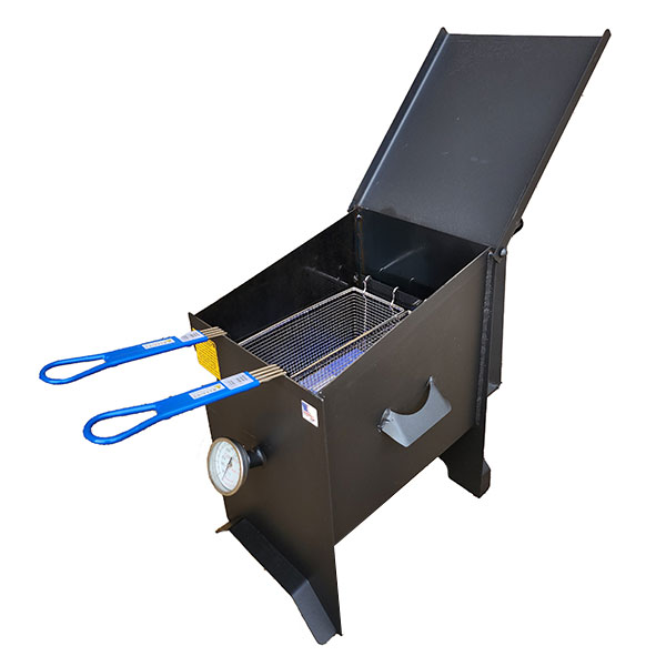 Fish Fryers Outdoor Cooking Dual Tank Propane Deep Fryer